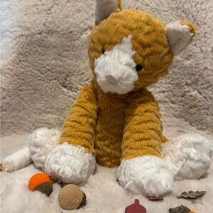 Jellycat Fuddlewuddle Ginger Cat. NWT. Fast shipping.